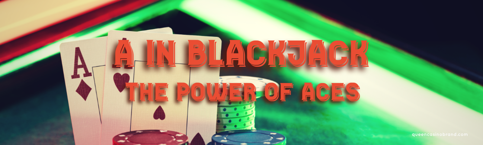 A in Blackjack The Power of Aces - Queen Casino Brand